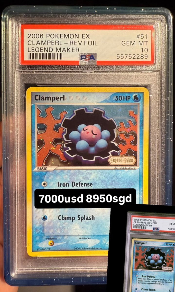 Clamperl PSA GEM MT 10