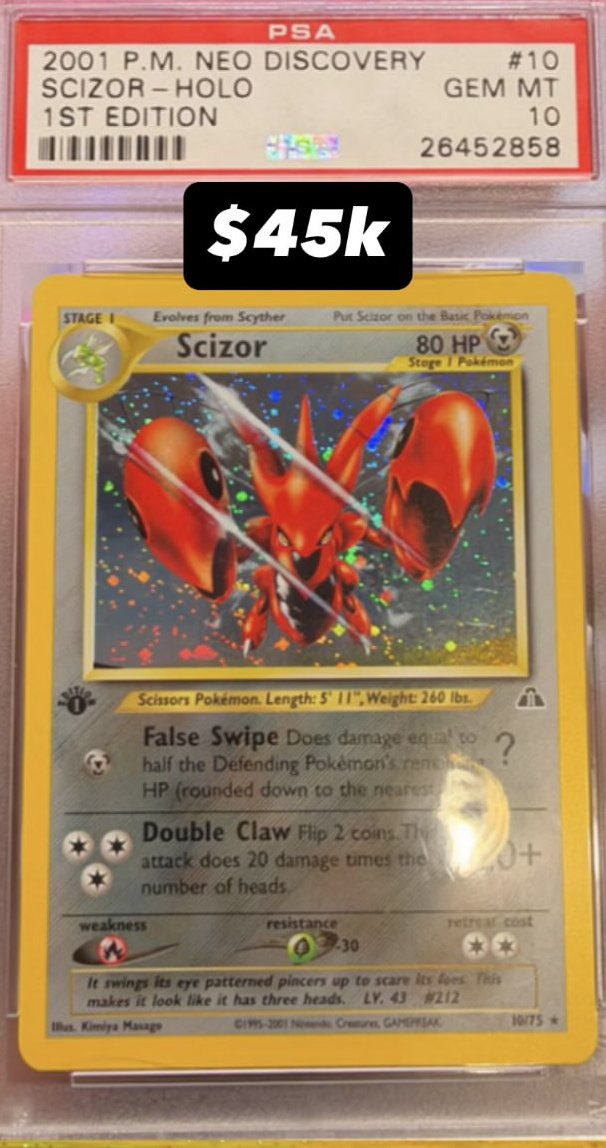 Scizor PSA GEM MT 10