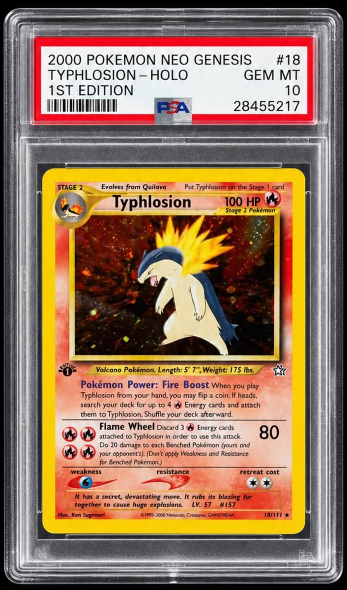 Typhlosion PSA GEM MT 10