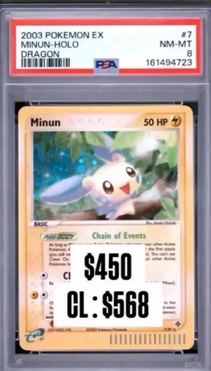 Minun PSA NM-MT 8