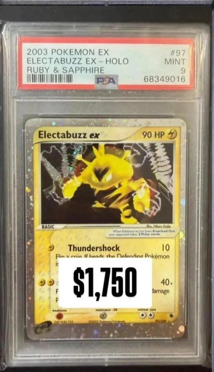 Electabuzz EX PSA MINT 9