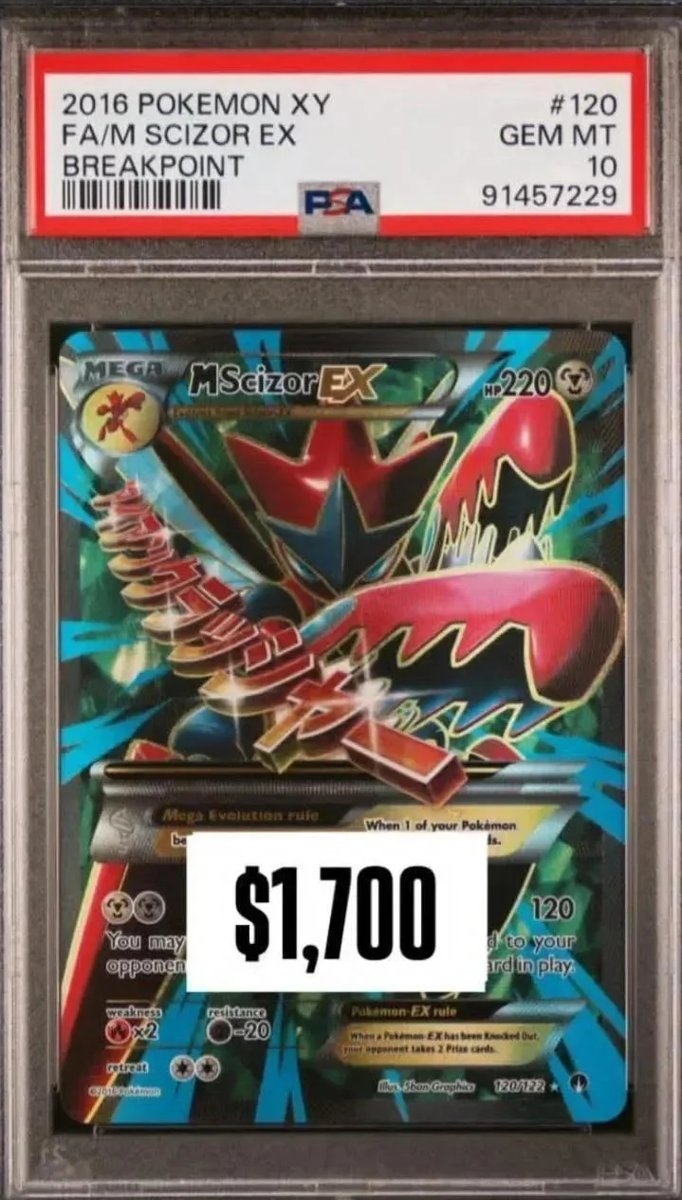 M Scizor EX PSA GEM MT 10