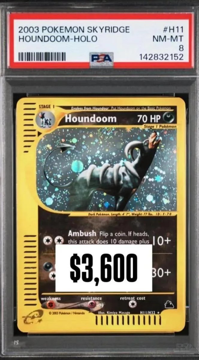 Houndoom PSA NM-MT 8