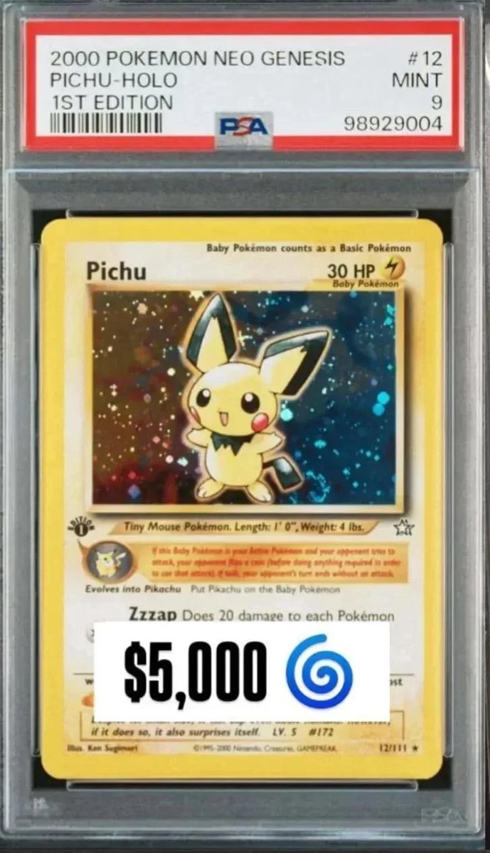Pichu PSA MINT 9