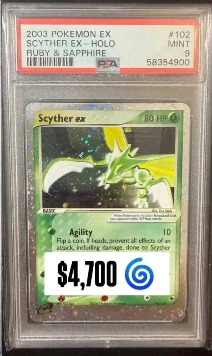 SCYTHEr EX PSA MINT 9
