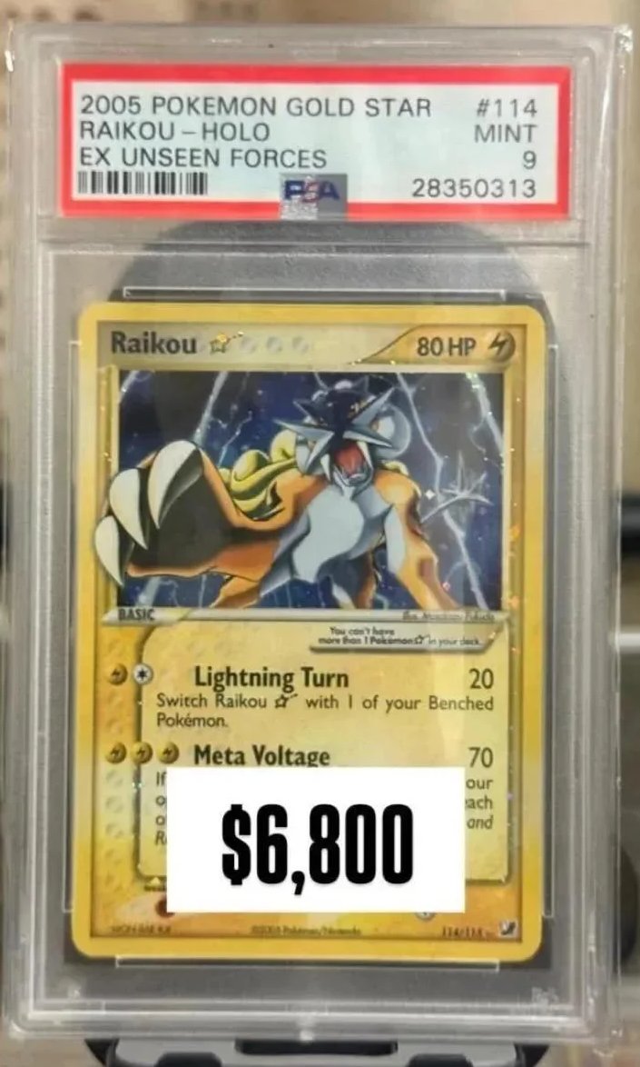 Raikou PSA MINT 9