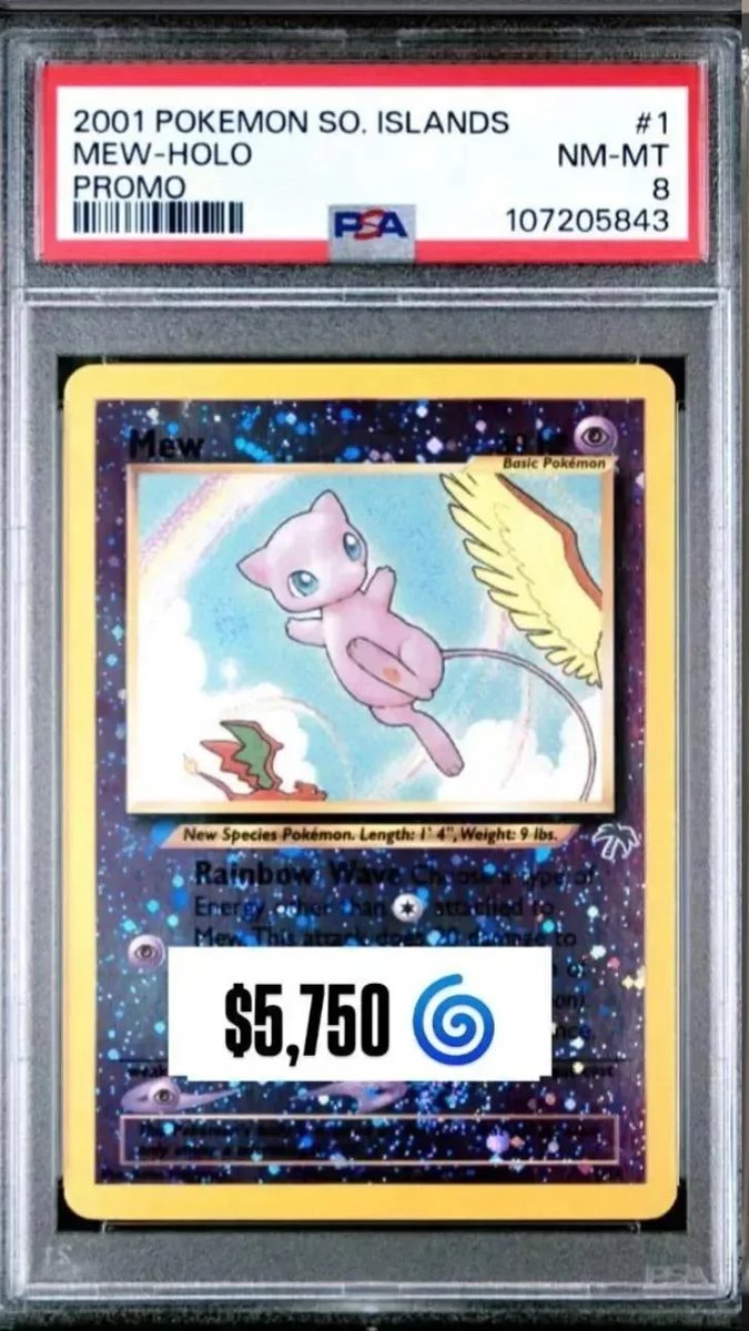 Mew PSA NM-MT 8