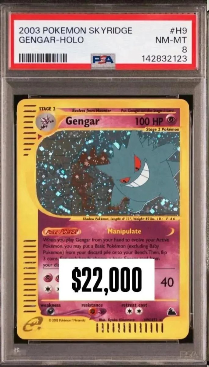 Gengar PSA NM-MT 8