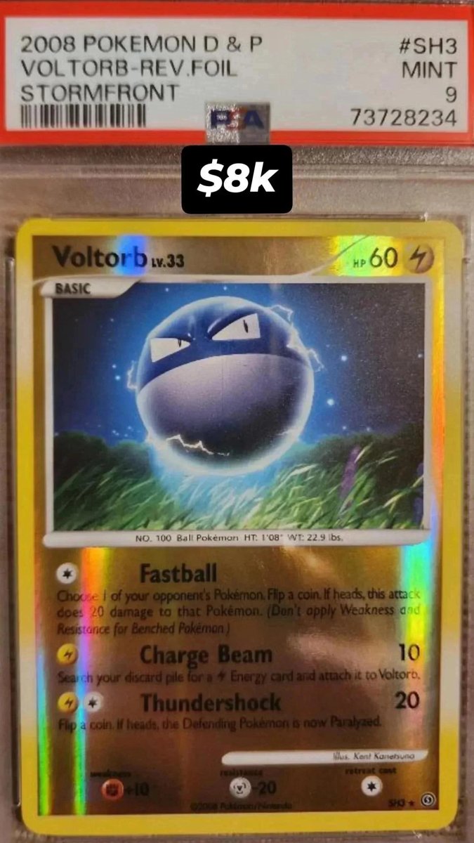 Voltorb PSA MINT 9