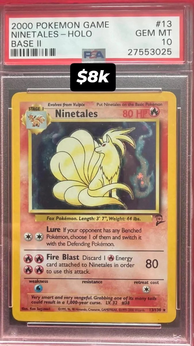 Ninetales PSA GEM MT 10