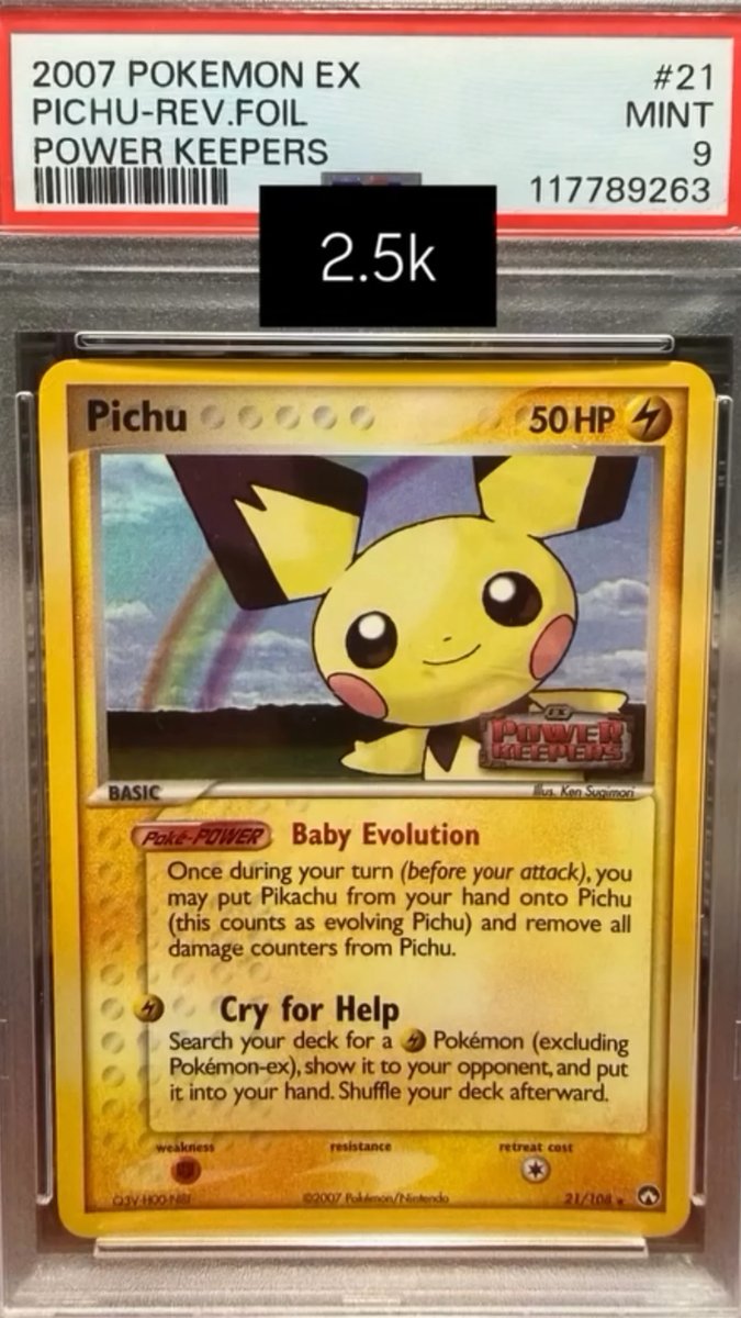 Pichu PSA MINT 9