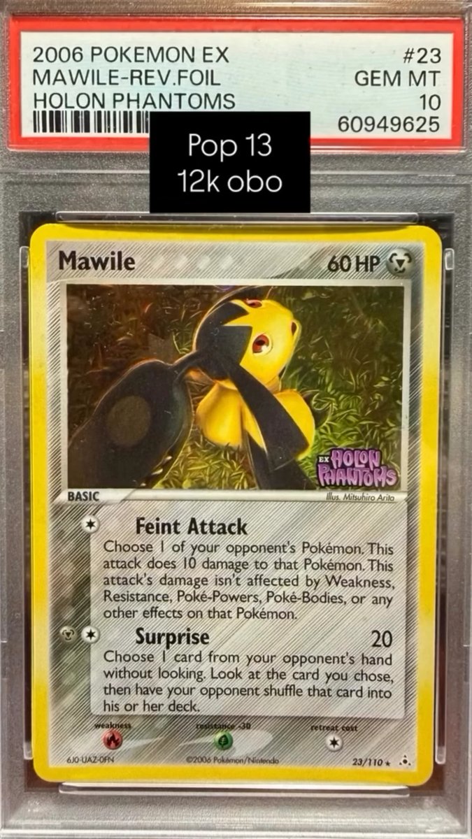 Mawile PSA GEM MT 10