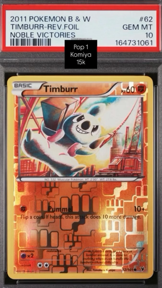 Timburr PSA GEM MT 10