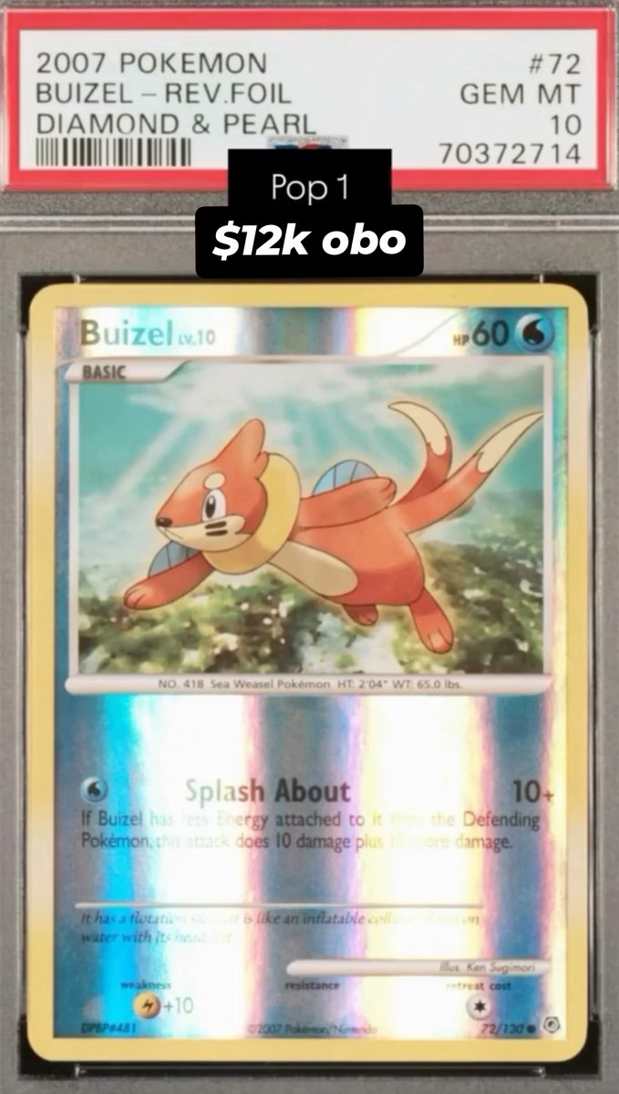 Buizel PSA GEM MT 10