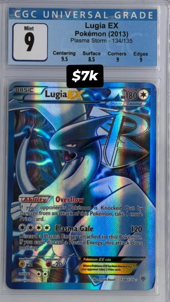 Lugia ex CGC Mint 9