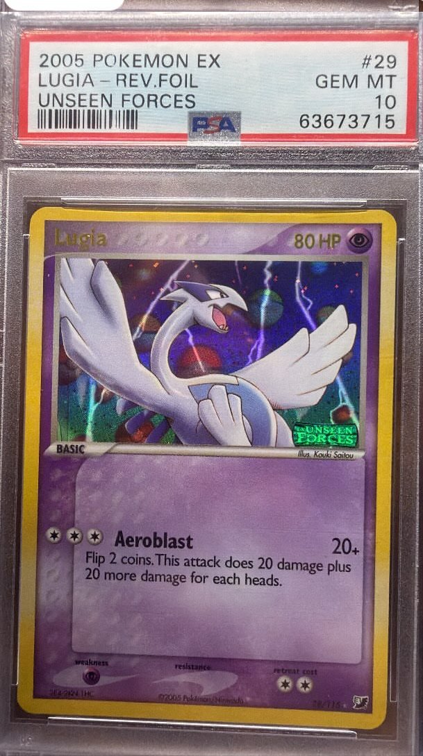 Lugia PSA GEM MT 10
