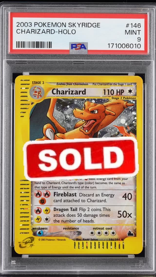 Charizard PSA MINT 9