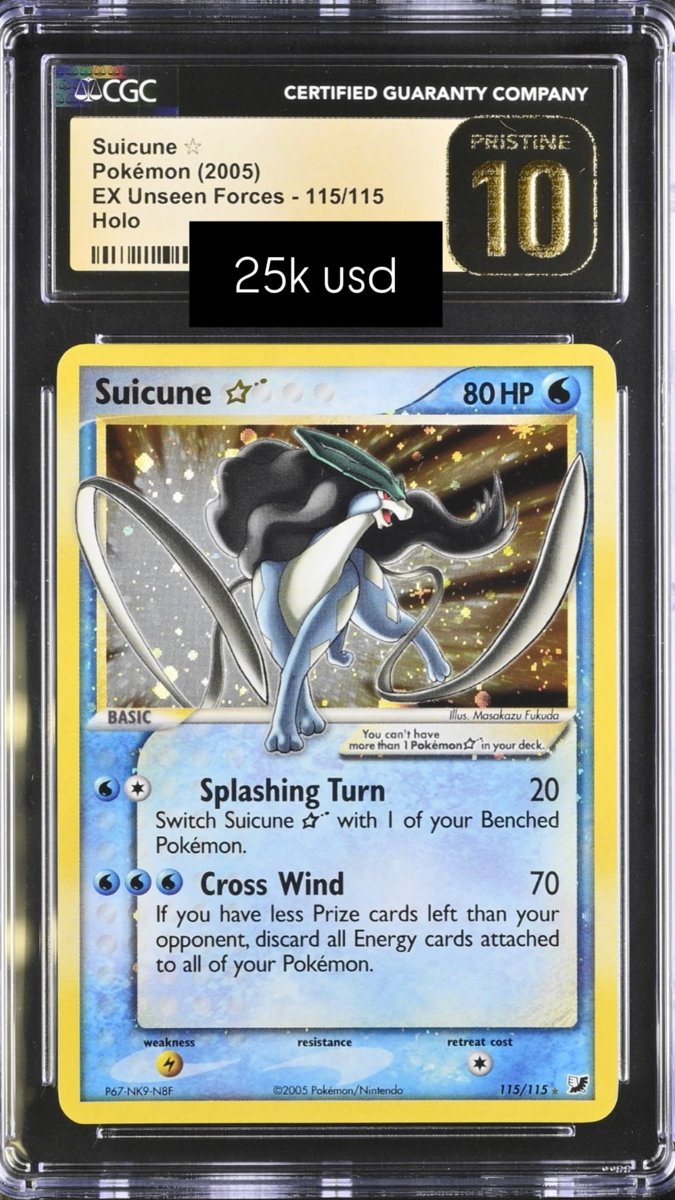 Suicune CGC PRISTINE 10