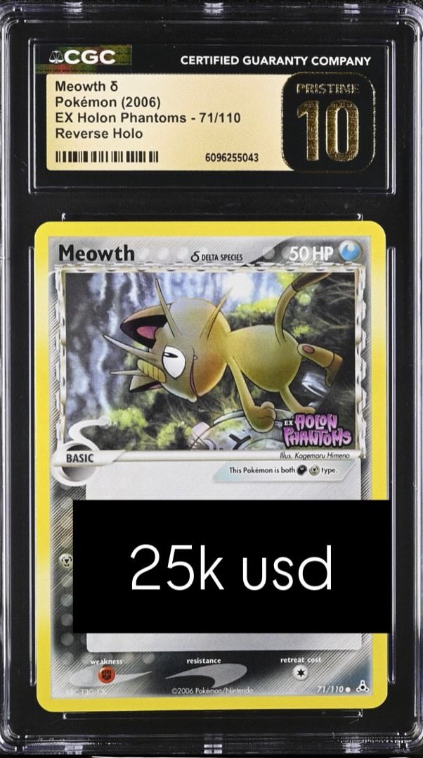 Meowth CGC PRISTINE 10