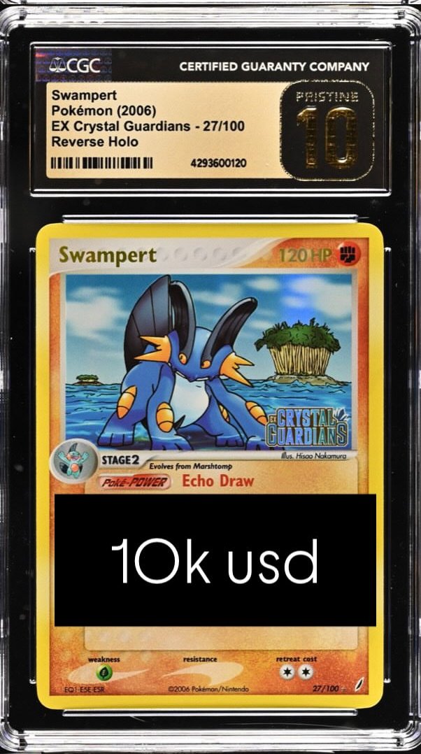 Swampert CGC PRISTINE 10