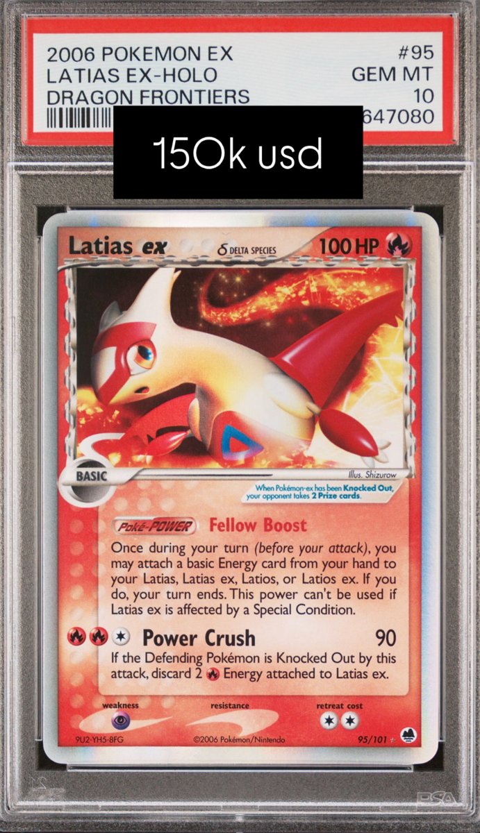 Latias ex PSA GEM MT 10
