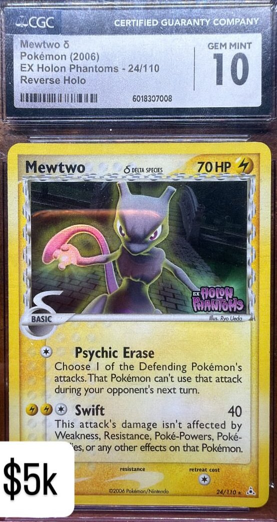 Mewtwo Δ CGC GEM MINT 10