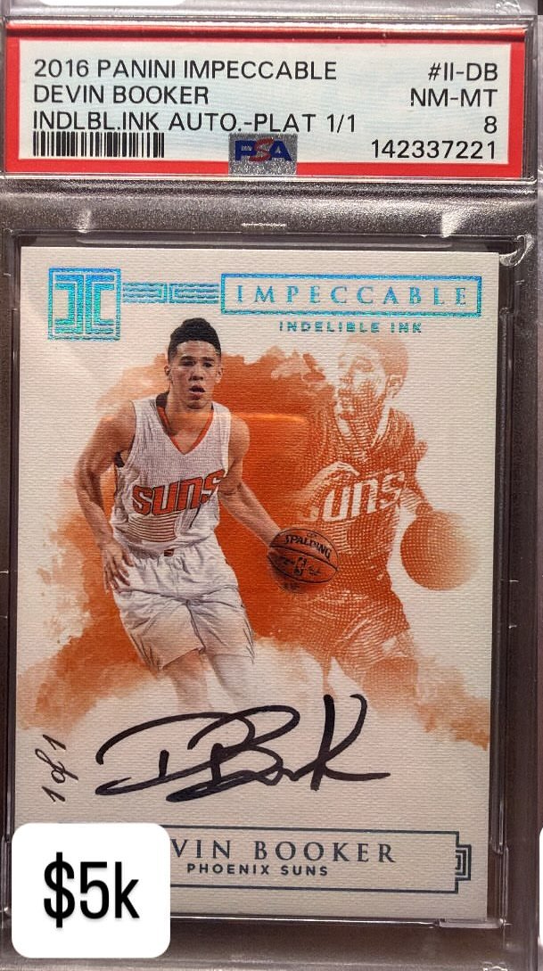 Devin Booker PSA NM-MT 8