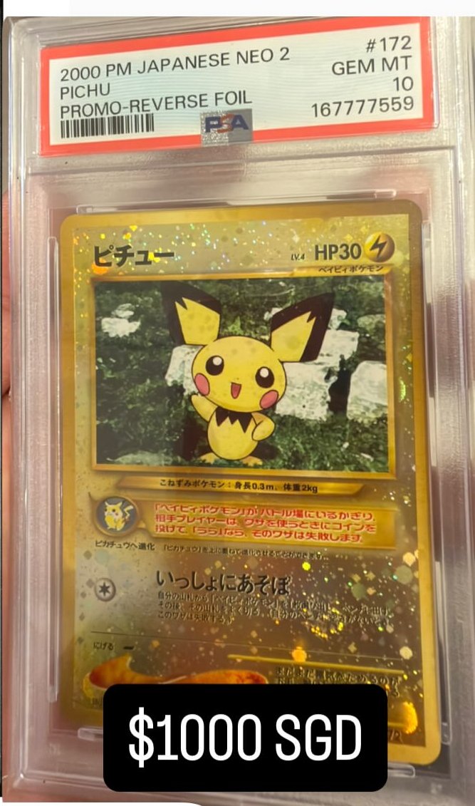 Pichu PSA GEM MT 10