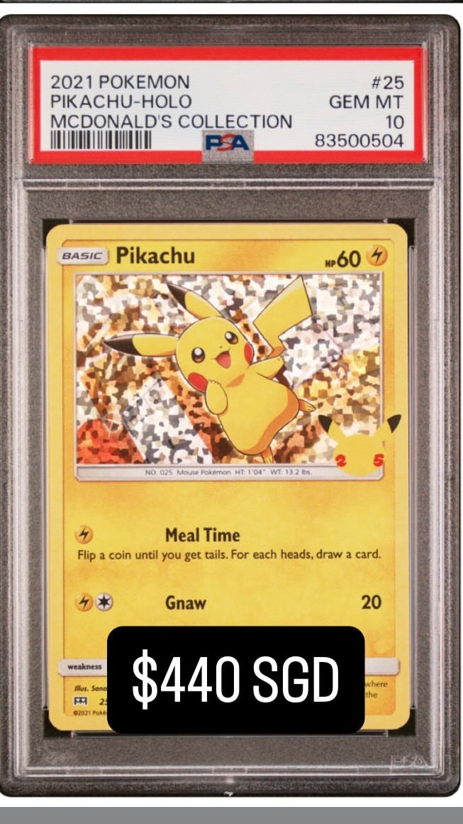 Pikachu PSA GEM MT 10