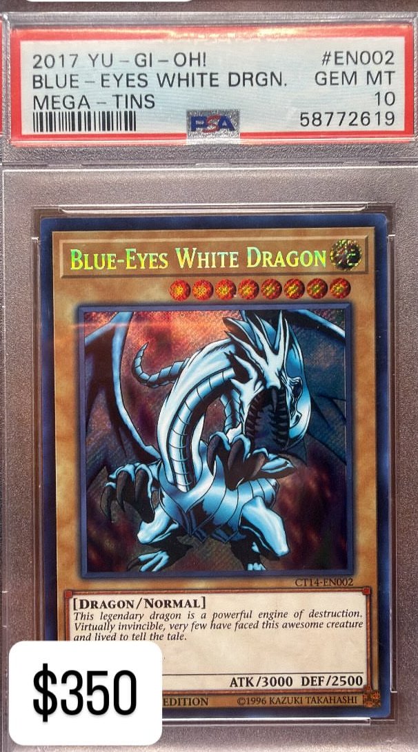 Blue-Eyes White Drgn. PSA GEM MT 10