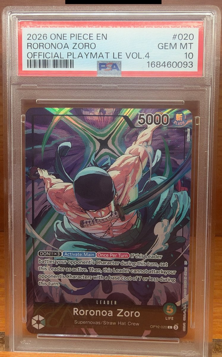 Roronoa Zoro PSA GEM MT 10