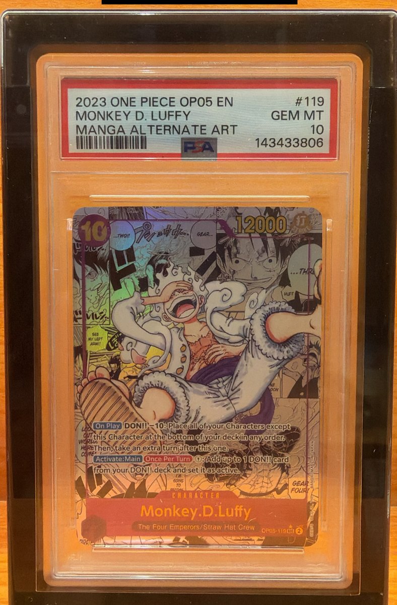 Monkey D. Luffy PSA GEM MT 10