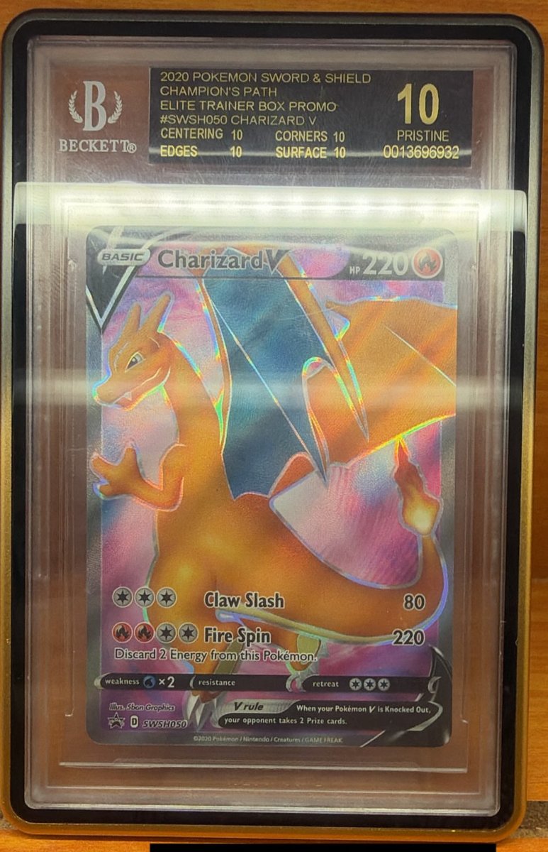 Charizard V other 10 PRISTINE