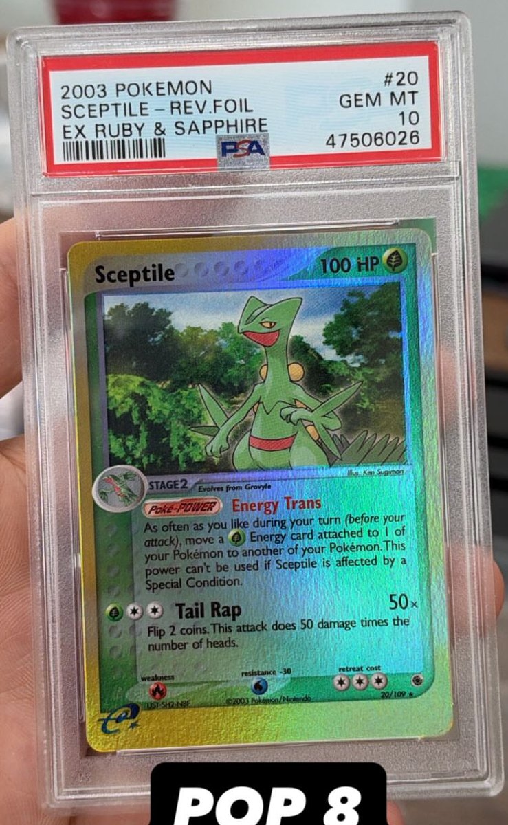 Sceptile PSA GEM MT 10