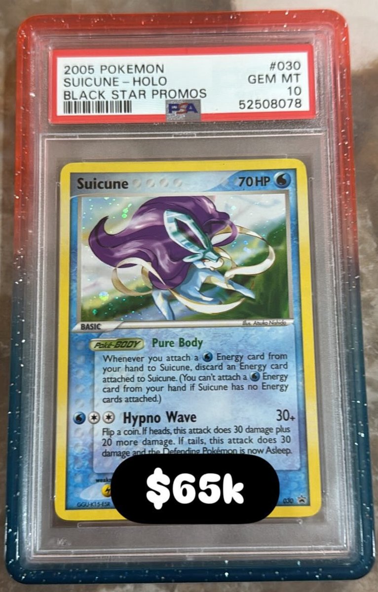 Suicune PSA GEM MT 10