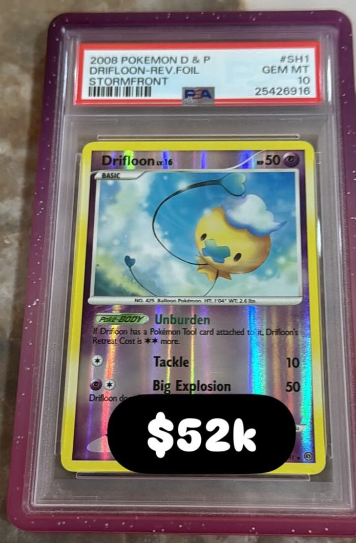 Drifloon PSA GEM MT 10