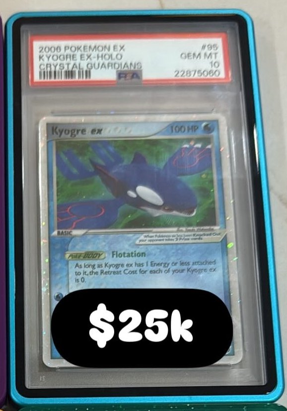 Kyogre EX PSA GEM MT 10