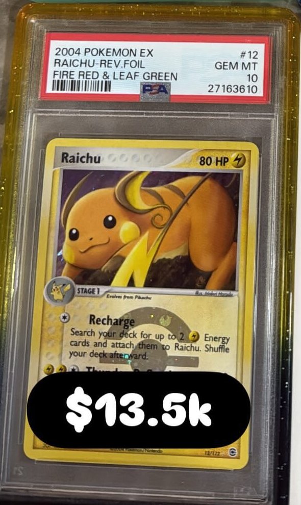 Raichu PSA GEM MT 10
