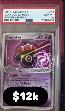 Claydol EX PSA GEM MT 10