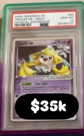 Jirachi ex PSA GEM MT 10