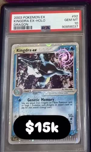 Kingdra EX PSA GEM MT 10