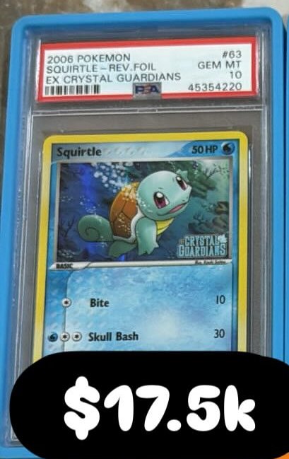 Squirtle PSA GEM MT 10
