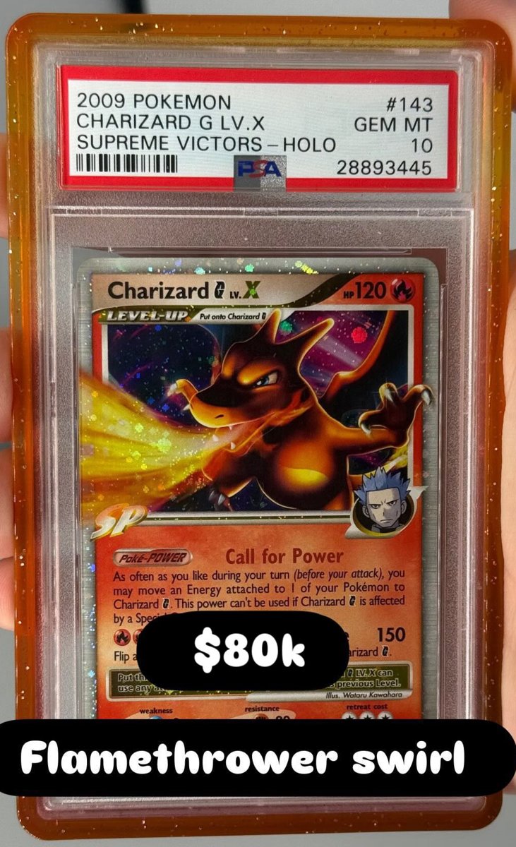 Charizard G Lv X PSA GEM MT 10