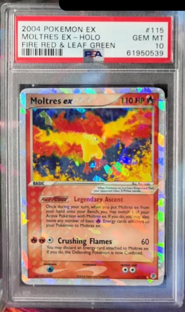 Moltres EX PSA GEM MT 10