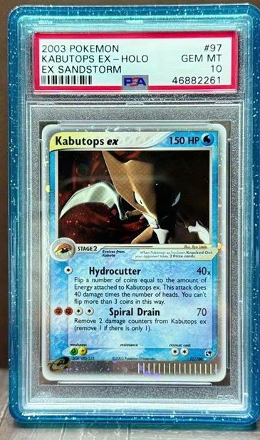 Kabutops EX PSA GEM MT 10