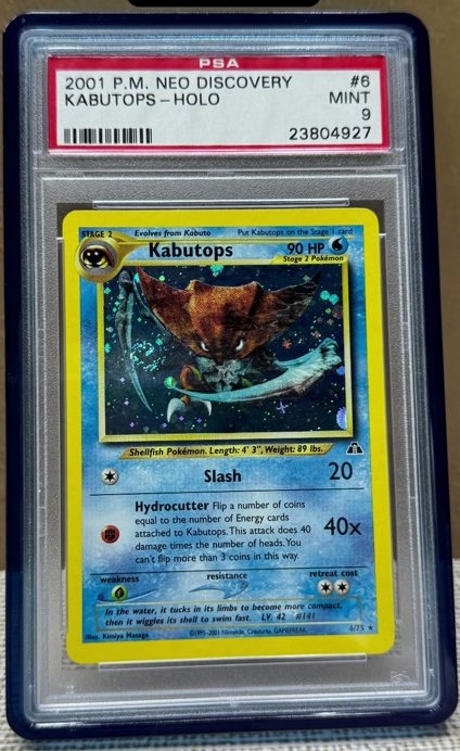 Kabutops PSA MINT 9