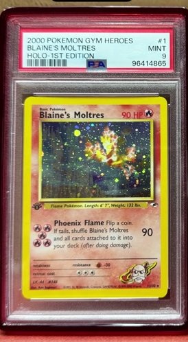 Blaine's Moltres PSA MINT 9