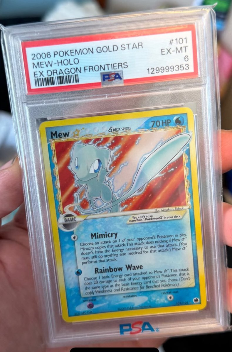 Mew PSA EX-MT 6