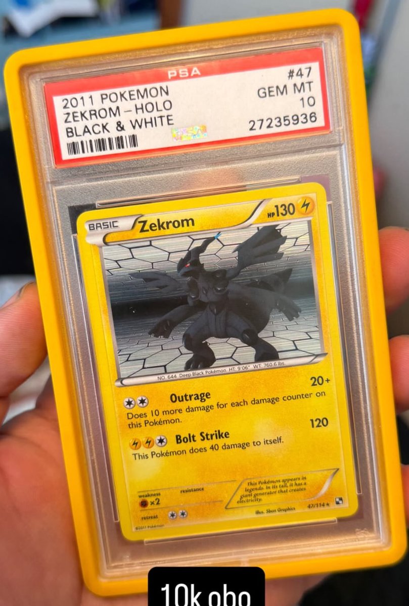 Zekrom PSA GEM MT 10