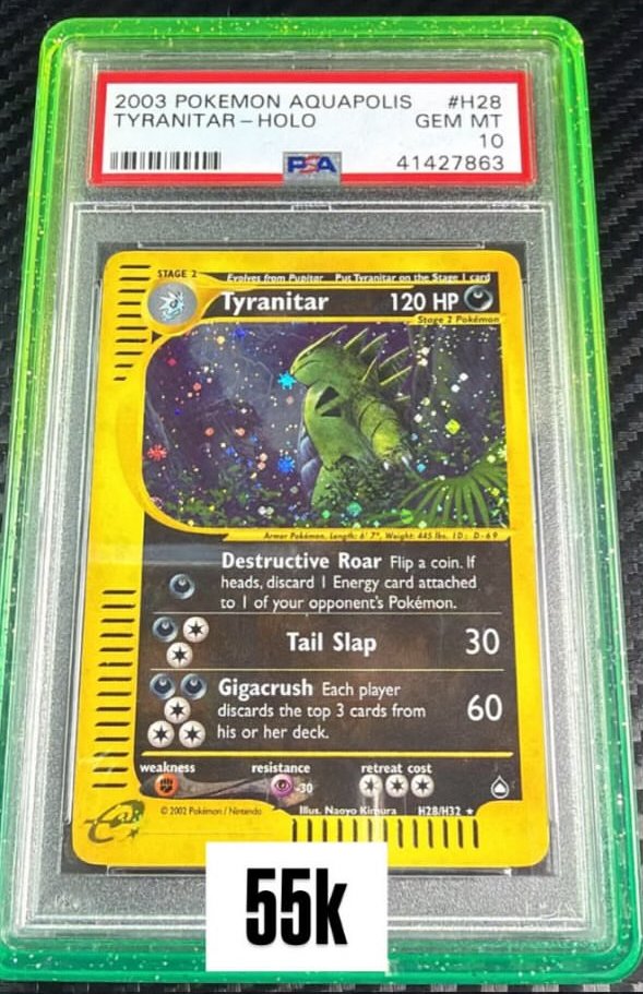 Tyranitar PSA GEM MT 10